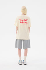 ドゥードゥルチェリートムボーイグラフィックTシャツ / DOODLE CHERRY TOMBOY GRAPHIC T-SHIRT [IVORY]