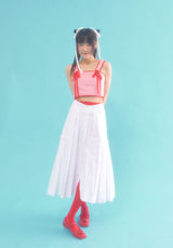 ribbon bustier_pink