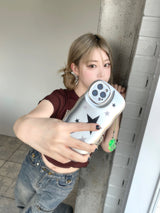 y2kヴィンテージデニムジッパーハイウエストパンツ / y2k vintage denim zipper high-waist pants