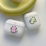 ピンク - カラフルドンドンゴヤン AirPods ケース_マット