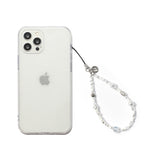 ミニホワイトボールフォーンストラップキーリング / MINI WHITE BALL PHONE STRAP KEY RING
