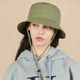 Waterproof String Bucket Hat Khaki