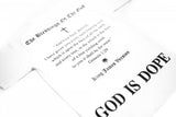 GOD IS DOPE SS TEE - WHITE (6635552309366)