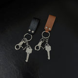 バイアテンションレザーキーリング / BYATTENTION Leather Keyring (2 colors)