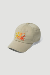 Flame Bear Ball Cap_Wood Grey (6684797567094)