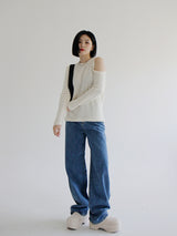ブリーズスリットニット / Breeze slit knit (3color)