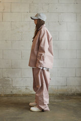ロゴカラーコットンベーシックジャケット/BSR2223FWJK064 LOGO COLLAR COTTON BASIC JACKET INDYPINK