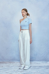 HIDE Pintuck Pants (White) (6570992435318)