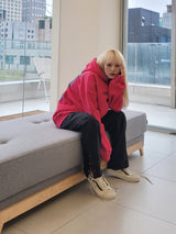 VENTIQUE Smile foam fleece hood 5color (6636700008566)