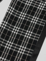 CHECK TRACK PANTS - BLACK/BLACK (4623313633398)