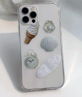 カラーオブジェクトホワイトフォーンケース / Color Object White Phone Case