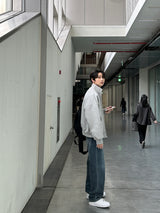 トッドオーバーサイズフィットコンポジットペーパーハイネックジップアップ / Todd Oversized Fit Composite Paper High-Neck Zip-Up (4color)