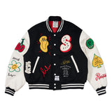 STGM OVERSIZED VARSITY JACKET GREEN / BLACK