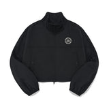 ドゥードゥルチェリークロップウィンドブレーカー／DOODLE CHERRY CROP WINDBREAKER [BLACK]