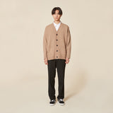 BASIC KNIT CARDIGAN_MOCHA (6610802540662)