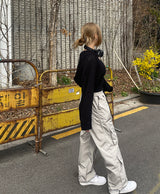 マルチポケットジッパーストリングカーゴパンツ / multi-pocket zipper string cargo pants