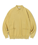 オーバーサイズサイズドポケットコットンニット / Oversize out pocket cotton knite K9