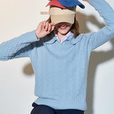 Classic cashmere cable knit (6652483338358)