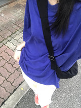 Slip down dyeing boxy t 