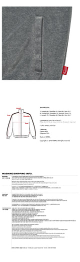 テンドリトラックトップ/TEMDORI TRACK TOP [CHARCOAL]
