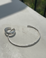 [92.5silver] グリッターハマーブレスレット