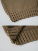 Basic Crop Collar Short Sleeve Knit (3color)