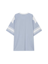 フットボールスタージャージオーバーサイズTシャツ / FOOTBALL STAR JERSEY OVERSIZED T-SHIRT PALE BLUE