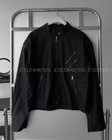 OA Pad Matte Coated Leather Jacket (2 colors)