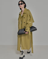 [自主製作] [Restock] ルーカスレザートレンチコート/LUCAS leather trench coat (2 color)