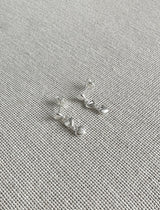 タイニーハートドロップピアス