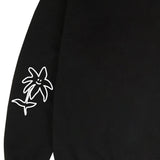[UNISEX] エルボーツードローイングラインフラワースウェットシャツ