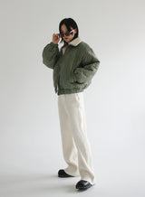 ヴィンテージキルティングジャンパー/vintage quilted jumper