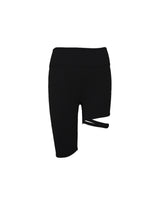 STRAP BIKER SHORTS (2 COLOR) (6682305888374)