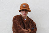 NUVOLINO FLEECE BUCKET HAT [BROWN] (6612859453558)