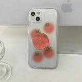 チェリートマトフォーンケース スマホグリップセット