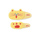 KIRSH X MISAKI KAWAI FABRIC HAIRPIN SET [YELLOW]