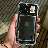 Clear Card Holder Bumper Case Heart Gomzzi 