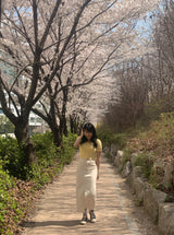 イージーコットンロングスカート / Easy Cotton Long Skirt (3 colors)