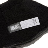 CHERRY REVERSIBLE FUR BUCKET HAT [BLACK]