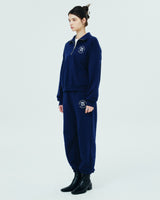 ROMAN TYPO LOGO HALF ZIPUP-NAVY (6680876220534)