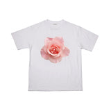 フラワープリントワイド半袖Tシャツ / flower print wide short sleeve t-shirt (4470383673462)