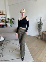 ハイパーツイストトップセット/493. Hyper twist top set (bk, wh, blue, cocoa)