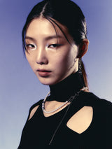 no.170ブラックネックレス/no.170 necklace black