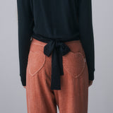 RIBBON TAIL LONG SLEEVE, NAVY