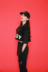 エナジーショートスリーブクロップTシャツ/TOP(7806) Energy Short Sleeve Crop Tee