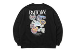 RMTCRW ラベルスウェットシャツ / RMTCRW LABEL SWEAT SHIRT_BLACK