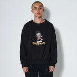 SKELETON MOUSE SWEAT SHIRT BLACK (6612486258806)