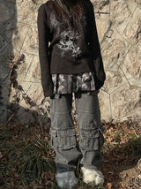 ポケットカモプリーツスカート / Pocket Camo Pleats Skirt