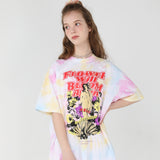 Venus tie-dye O/P T shirts [Pink] (6535247626358)