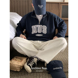 Huke x Nus. ハーフジップアップ